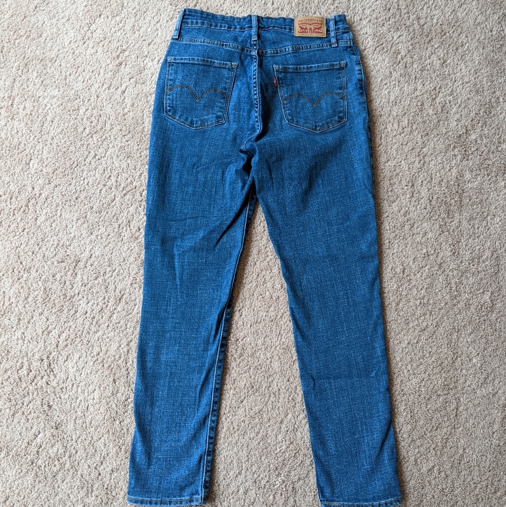 Levi's high rise skinny jeans